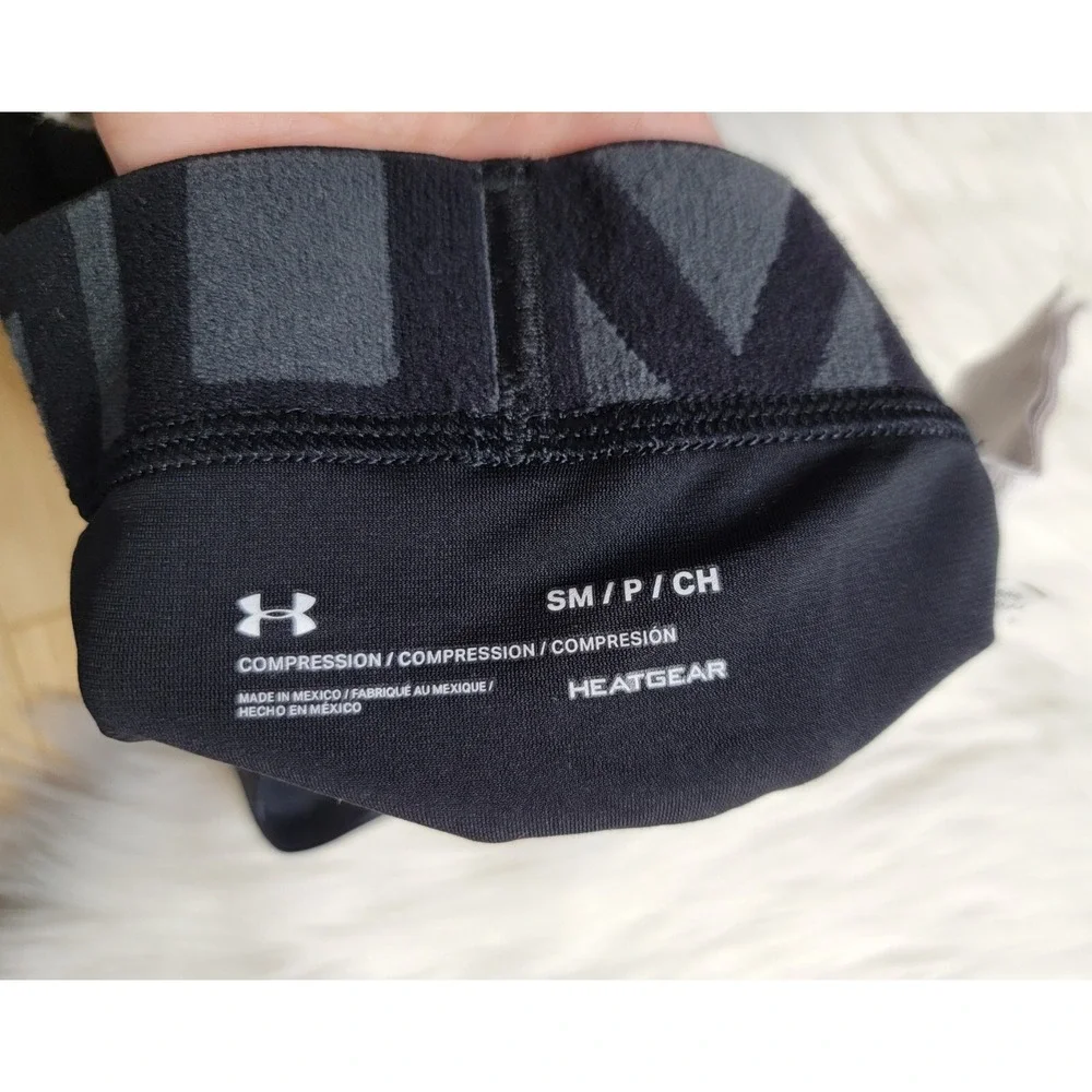Under Armour Compression Athletic Leggings Men's Size Small Black 27